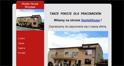 Desktop Screenshot of hostelhouse.pl